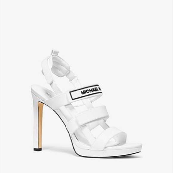mk white heels